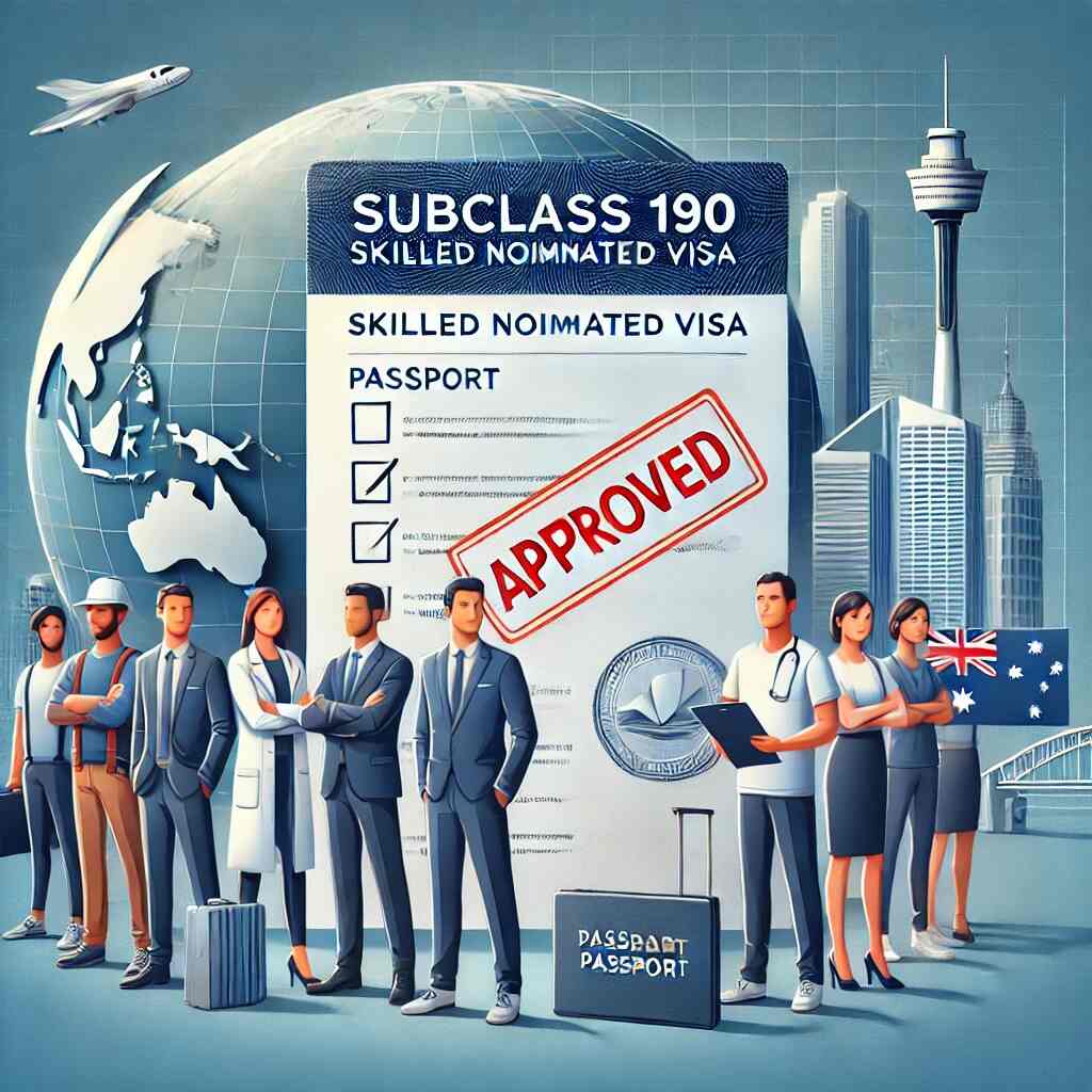 Subclass 190 - Skilled Nominated Visa Application